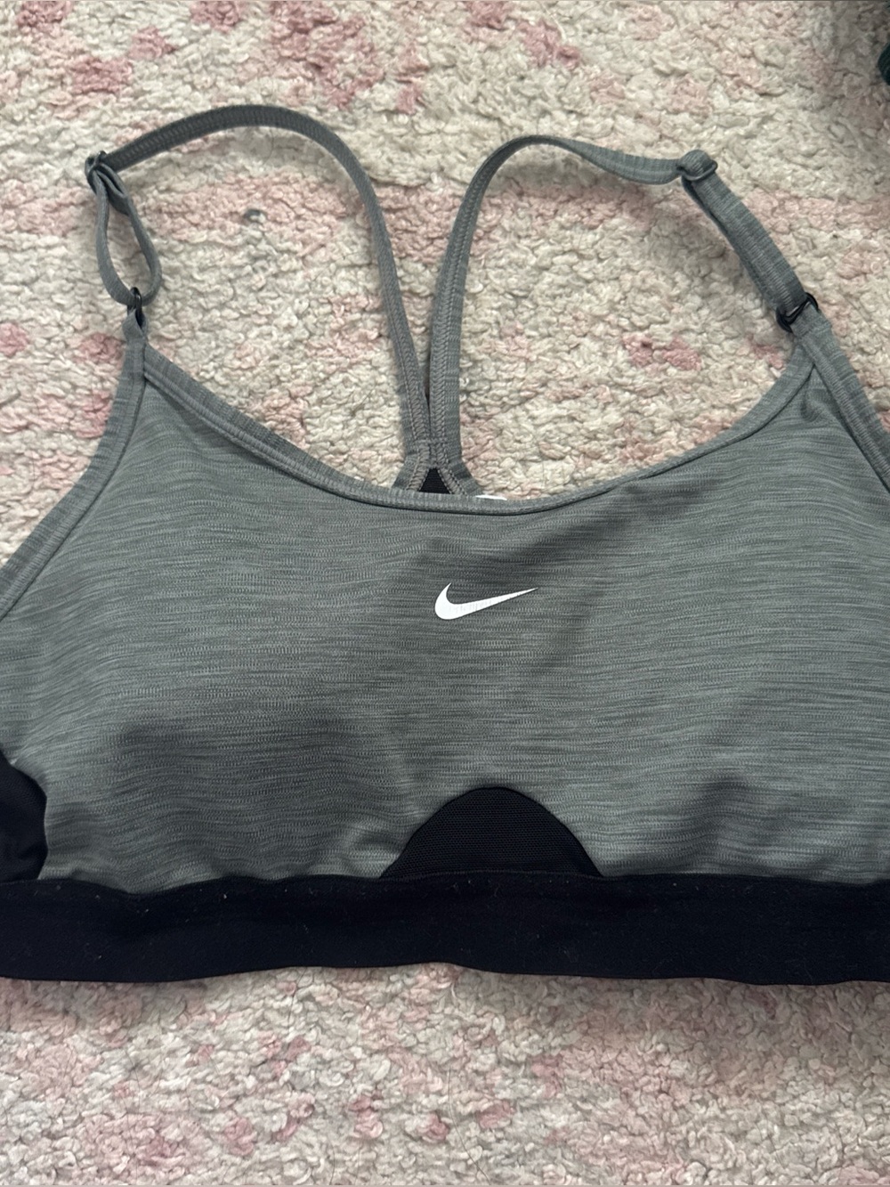 Nike Gray Racerback Sports Bra size medium